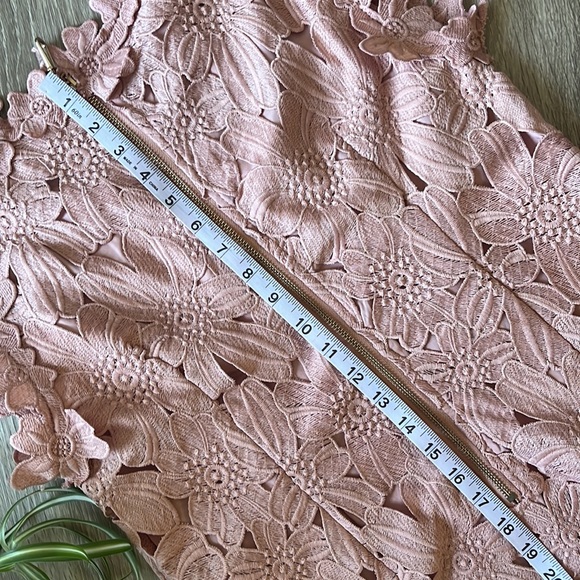 SOLD Chicwish Pink Lace Dress, Size L - Picture 10 of 10